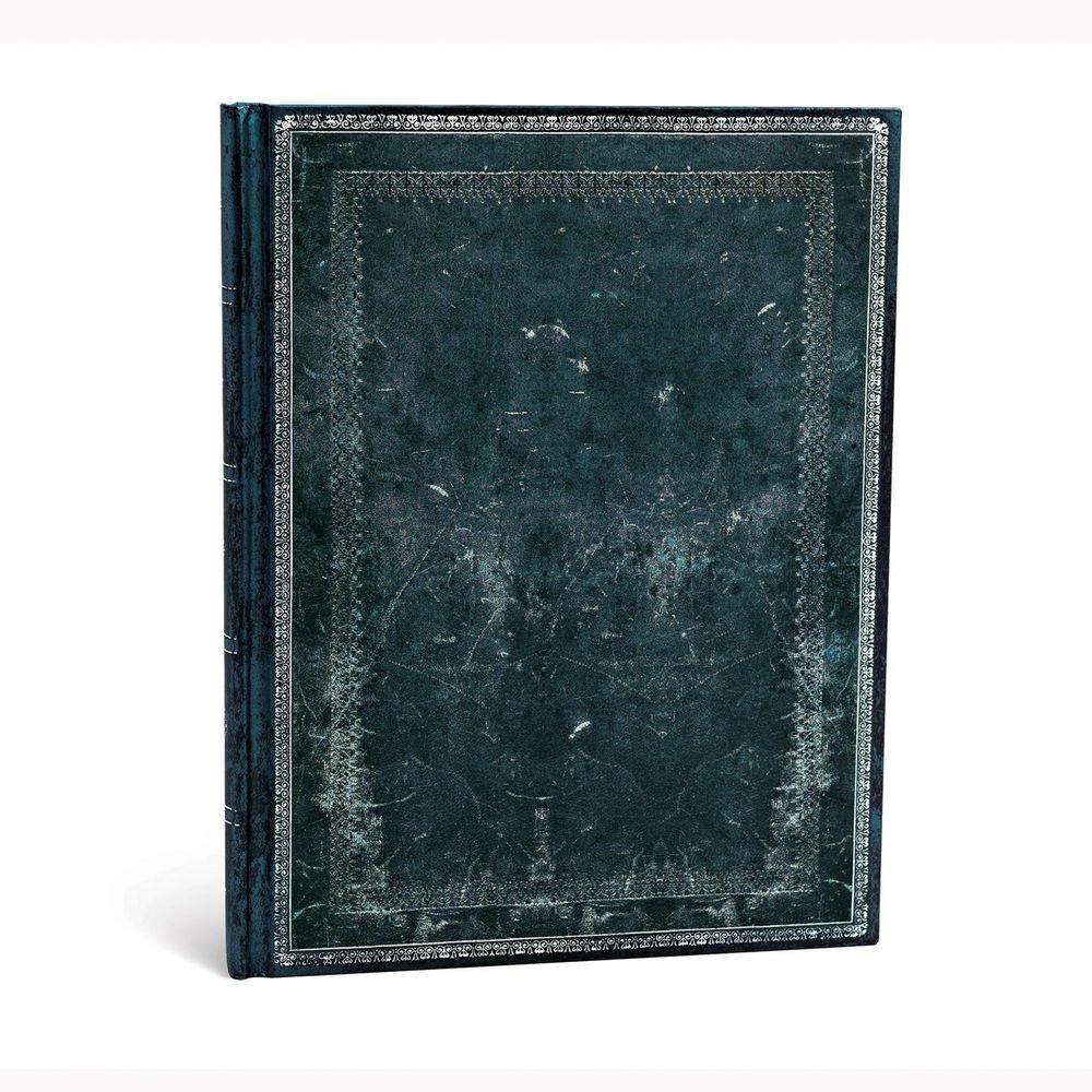 Paperblanks Midnight Steel Ultra Lined Hardcover Journal (Elastic Band Closure) by Paperblanks - ISBN: 9781439735183