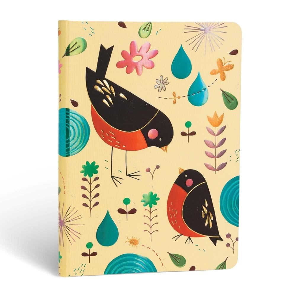 Paperblanks Mother Robin (Tracy Walker?s Animal Friends) Midi Lined Hardcover Journal (Elastic Band Closure) by Paperblanks - ISBN: 9781439735558