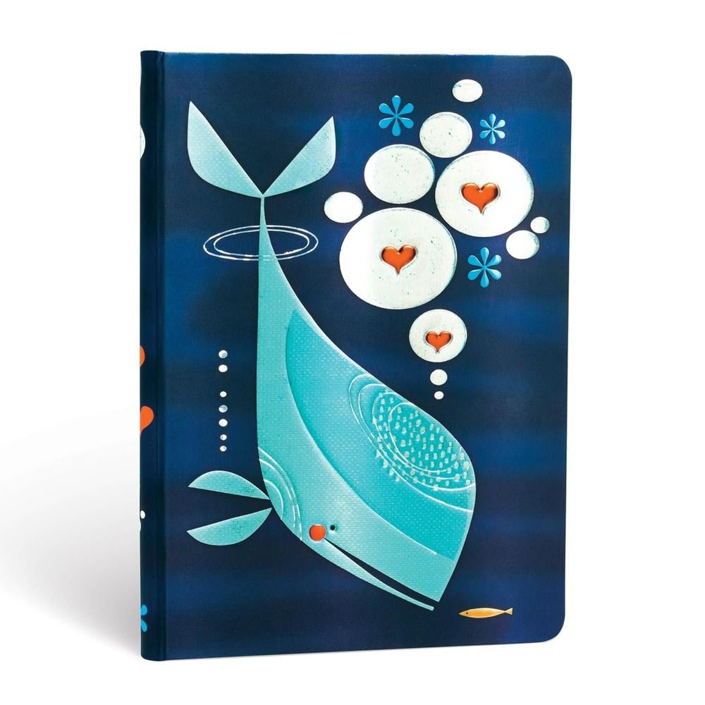 Paperblanks Whale and Friend Unlined Hardcover Journal by Paperblanks - ISBN: 9781439735572