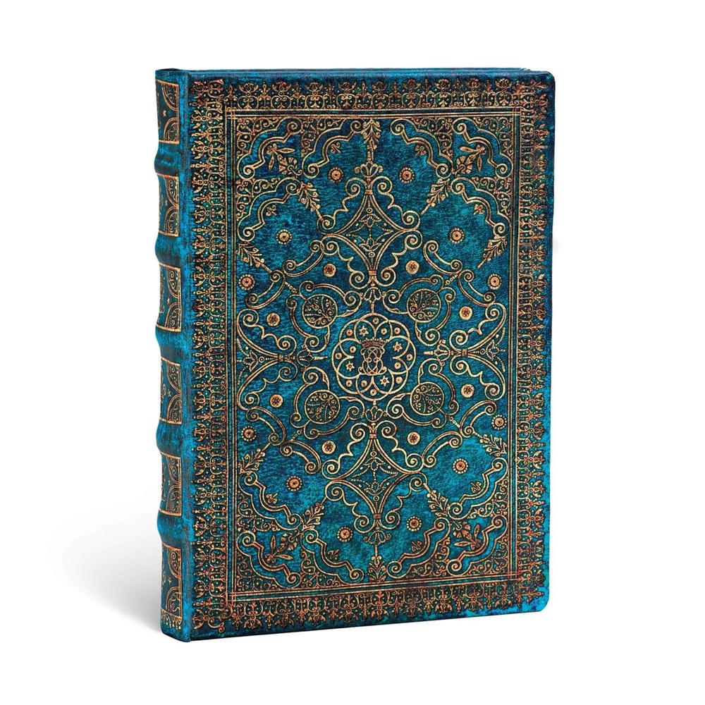 Azure (Equinoxe) Midi Lined Hardcover Journal (Elastic Band Closure), 9781439735589