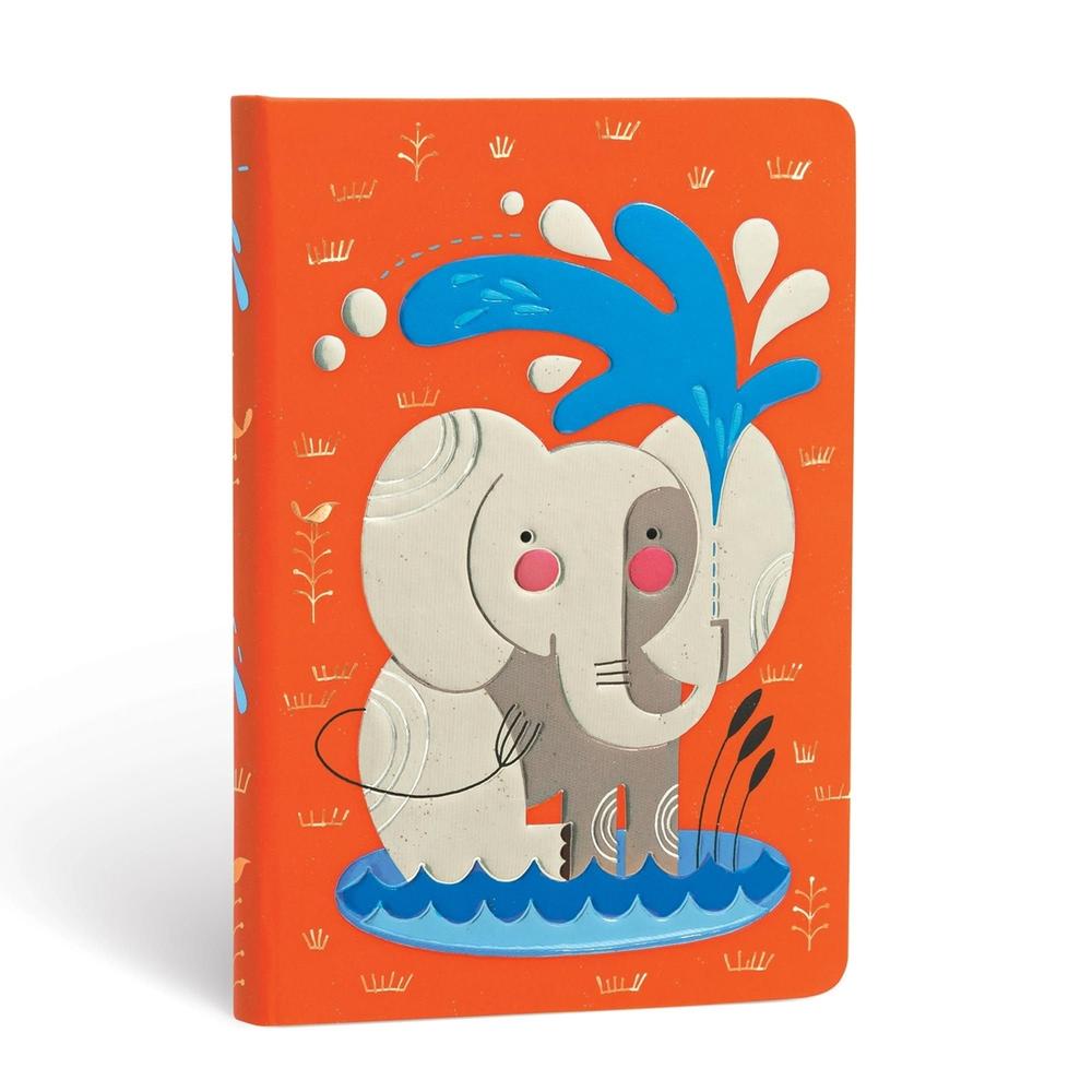 Paperblanks Baby Elephant Mini Lined Hardcover Journal by Paperblanks - ISBN: 9781439735978