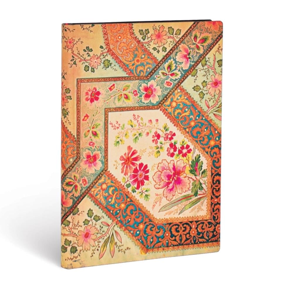 Paperblanks Filigree Floral Ivory Midi Lined Softcover Flexi Journal (176 pages) by Paperblanks - ISBN: 9781439744635