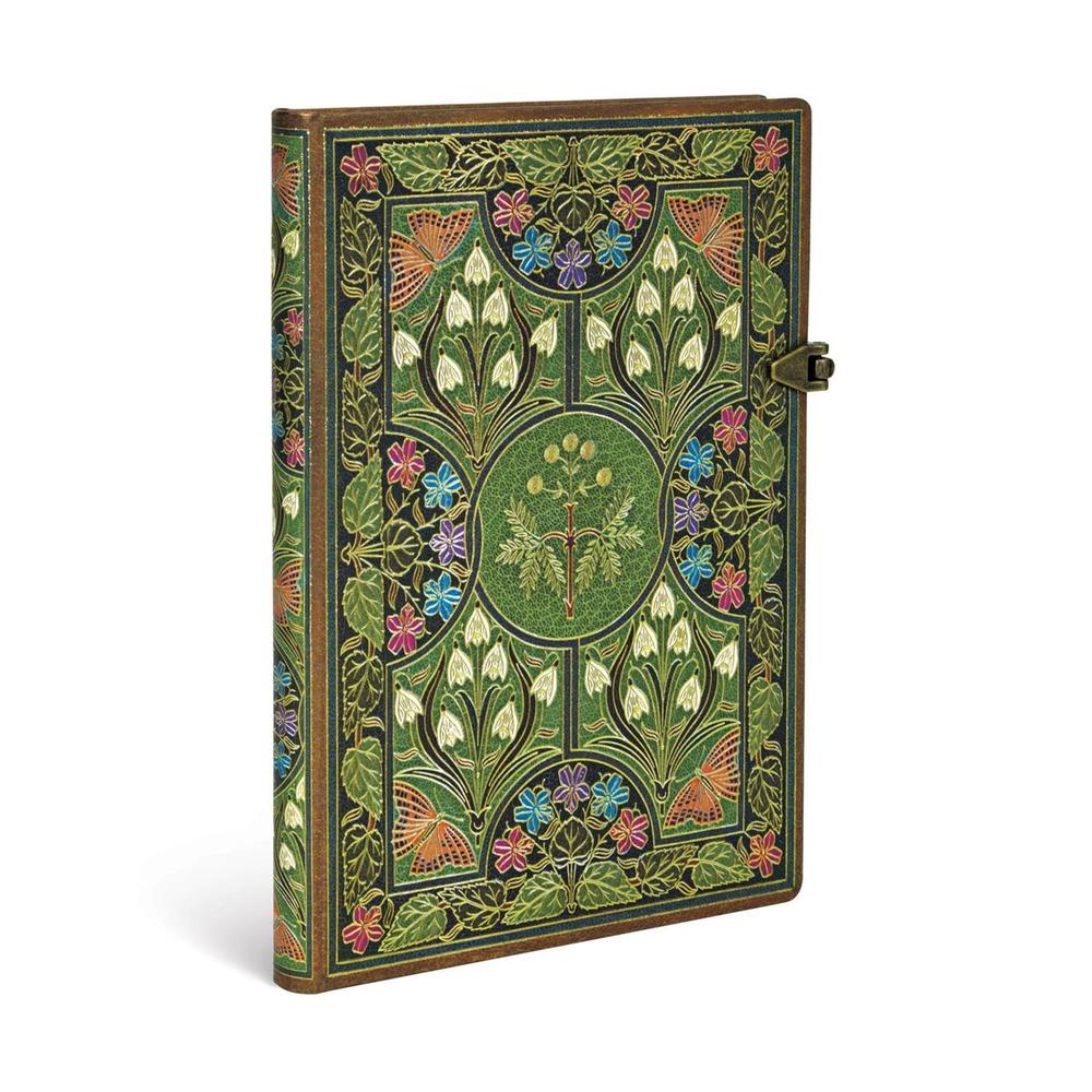 Poetry in Bloom Midi Lined Hardcover Journal, 9781439746141