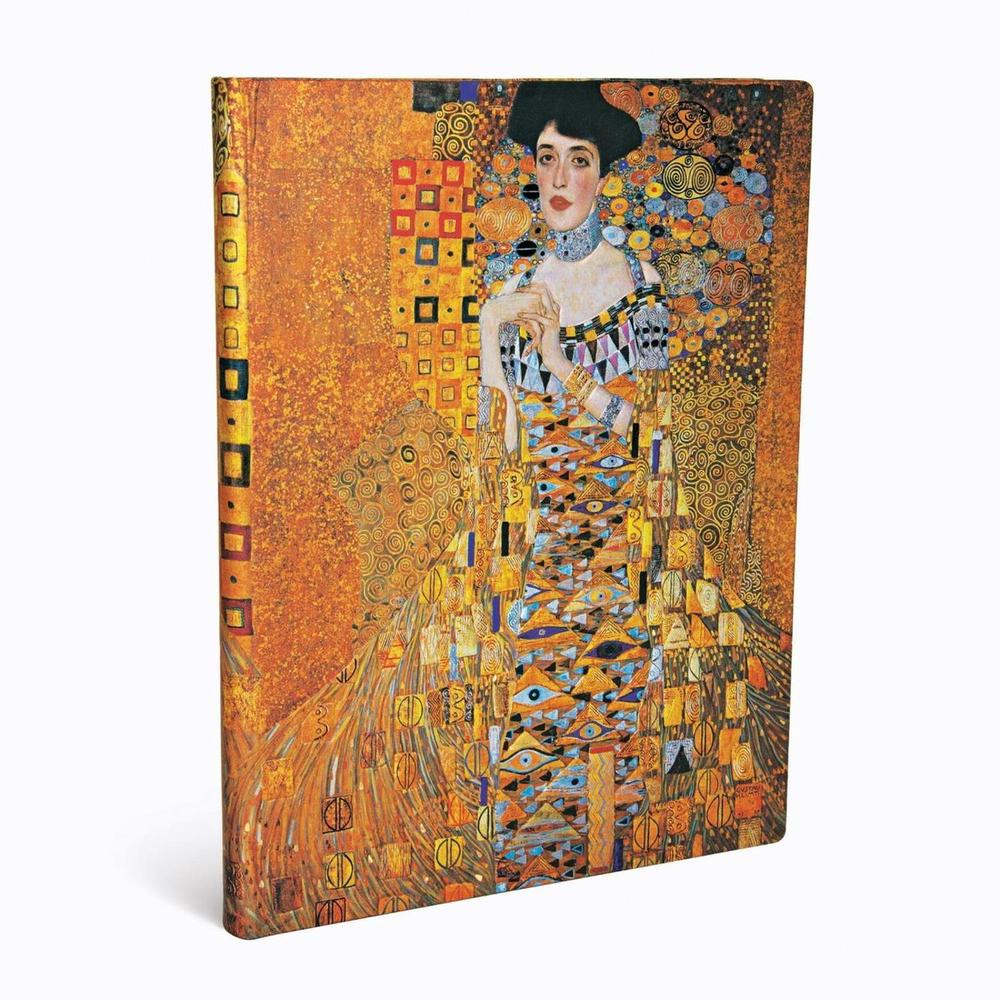 Paperblanks Klimts 100th Anniversary - Portrait of Adele Ultra Lined Hardcover Journal (Elastic Band Closure), 9781439752883