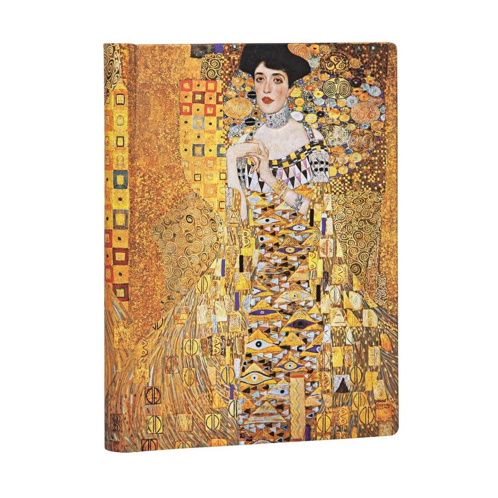 Paperblanks Klimts 100th Anniversary - Portrait of Adele Midi Lined Hardcover Journal (Elastic Band Closure) by Paperblanks - ISBN: 9781439752906