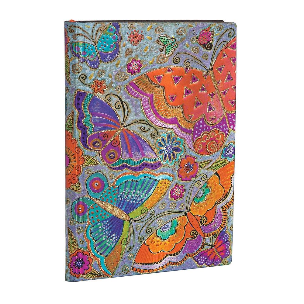 Paperblanks Flutterbyes Mini Lined Softcover Flexi Journal (176 pages), 9781439753354