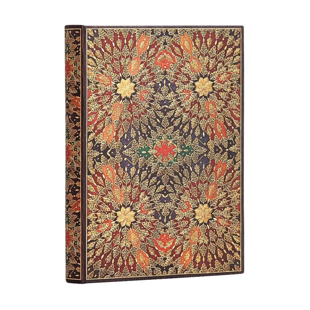 Paperblanks Fire Flowers Midi Lined Hardcover Journal (Elastic Band Closure) by Paperblanks - ISBN: 9781439754108