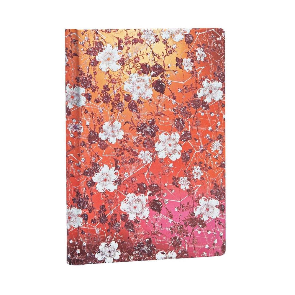 Paperblanks Sakura (Katagami Florals) Mini Unlined Hardcover Journal by Paperblanks - ISBN: 9781439754320