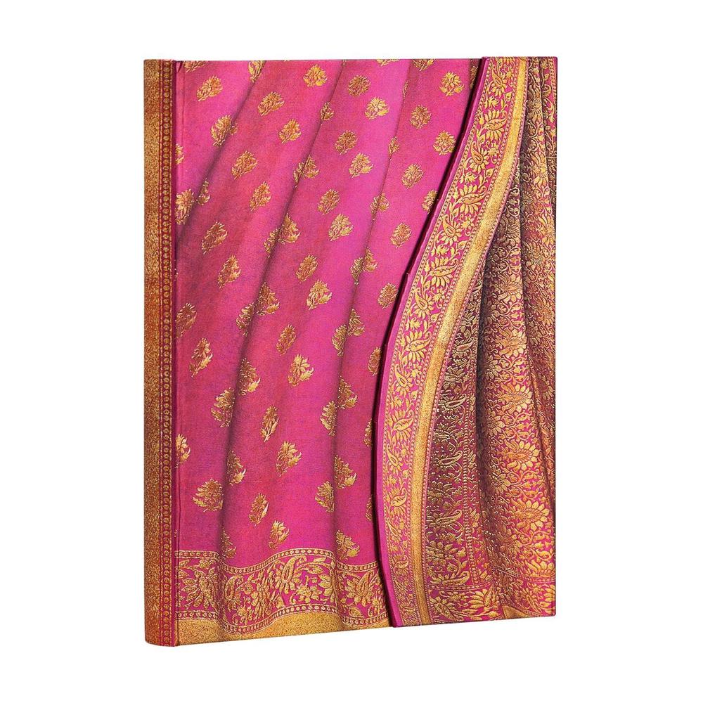 Paperblanks Gulabi (Varanasi Silks and Saris) Midi Lined Hardcover Journal by Paperblanks - ISBN: 9781439754382