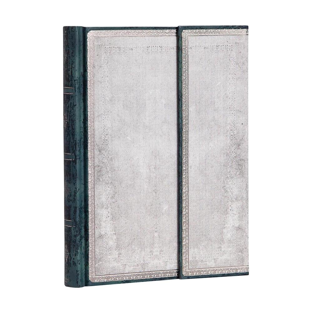 Paperblanks Flint Midi Lined Hardcover Journal (Wrap Closure) by Paperblanks - ISBN: 9781439754436