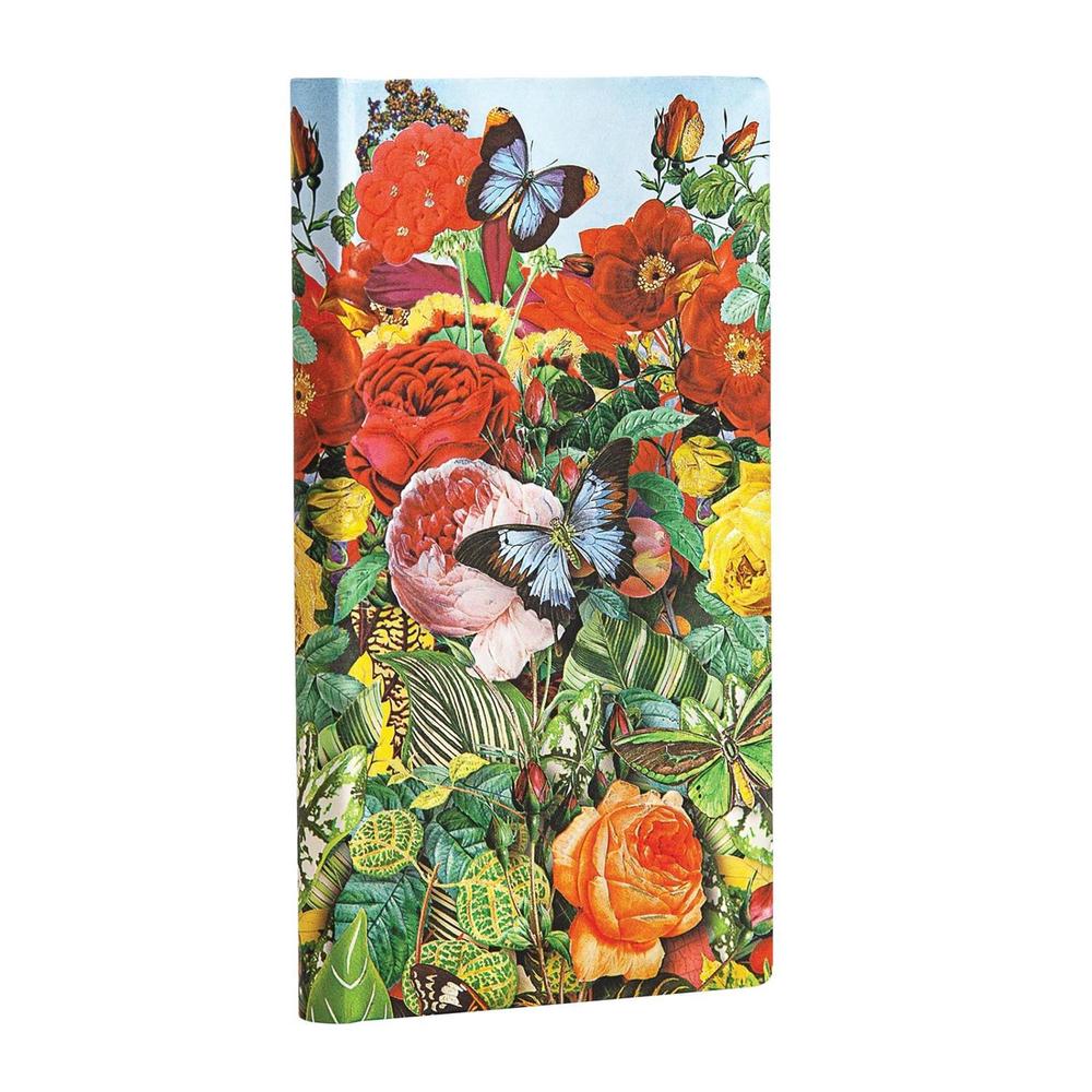 Paperblanks Butterfly Garden Slim Lined Hardcover Journal, 9781439754511