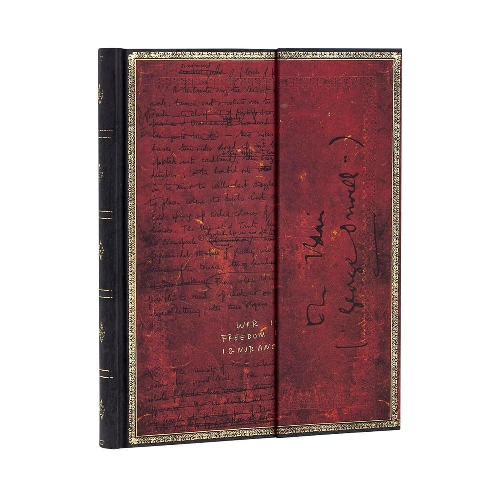 Paperblanks Orwell, Nineteen Eighty-Four Ultra Unlined Hardcover Journal (Wrap Closure) by Paperblanks - ISBN: 9781439754566