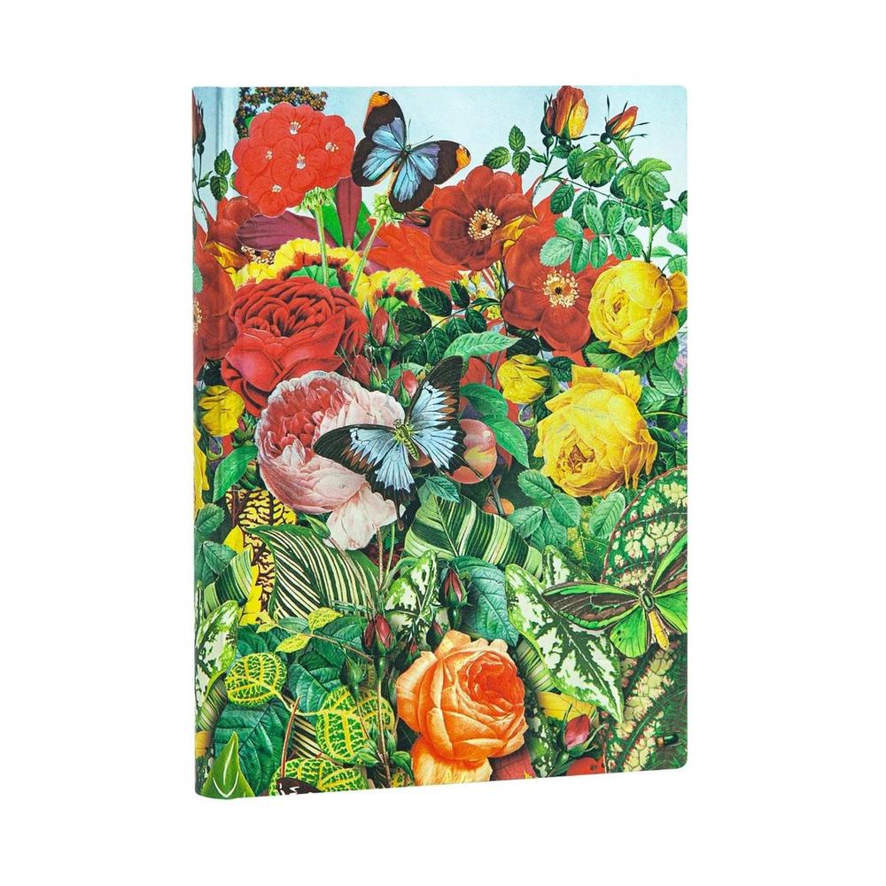 Paperblanks Butterfly Garden Midi Lined Softcover Flexi Journal (176 pages), 9781439764145