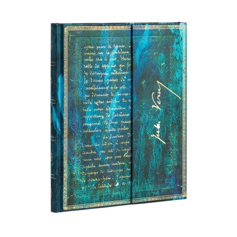Paperblanks Verne, Twenty Thousand Leagues Ultra Lined Hardcover Journal (Wrap Closure) by Paperblanks - ISBN: 9781439764909