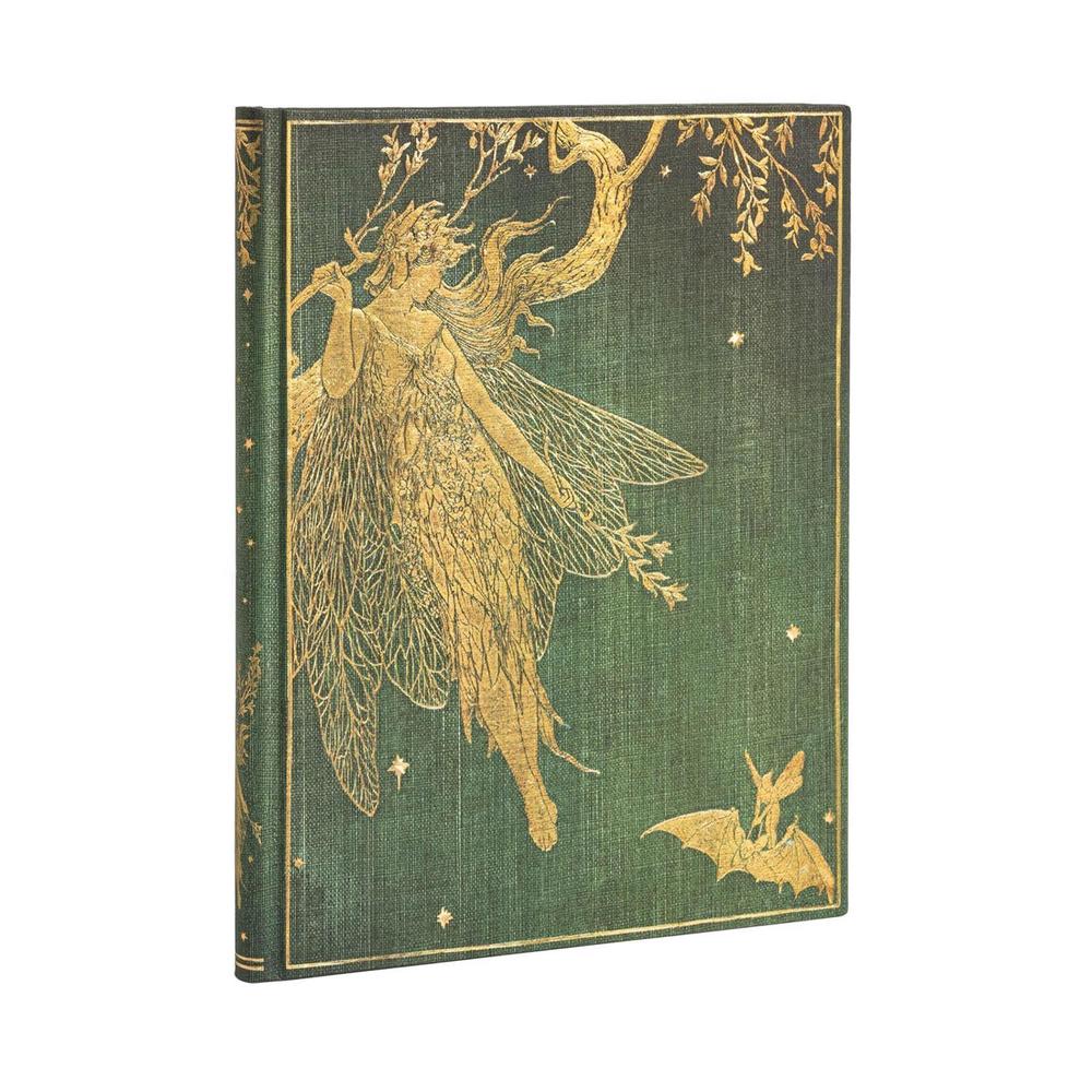 Paperblanks Olive Fairy Ultra Lined Hardcover Journal (Elastic Band Closure), 9781439765036
