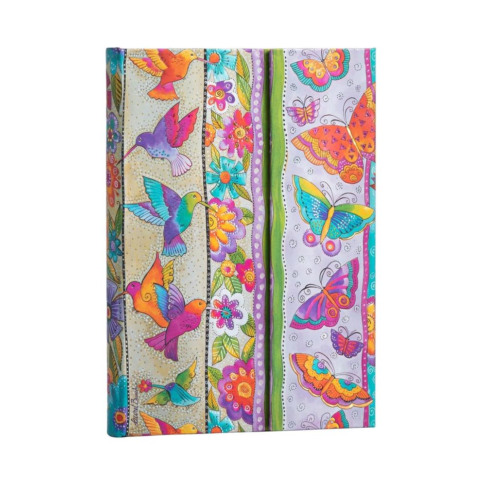 Paperblanks Hummingbird & Flutterbyes Unlined Journal - Midi, 9781439772478