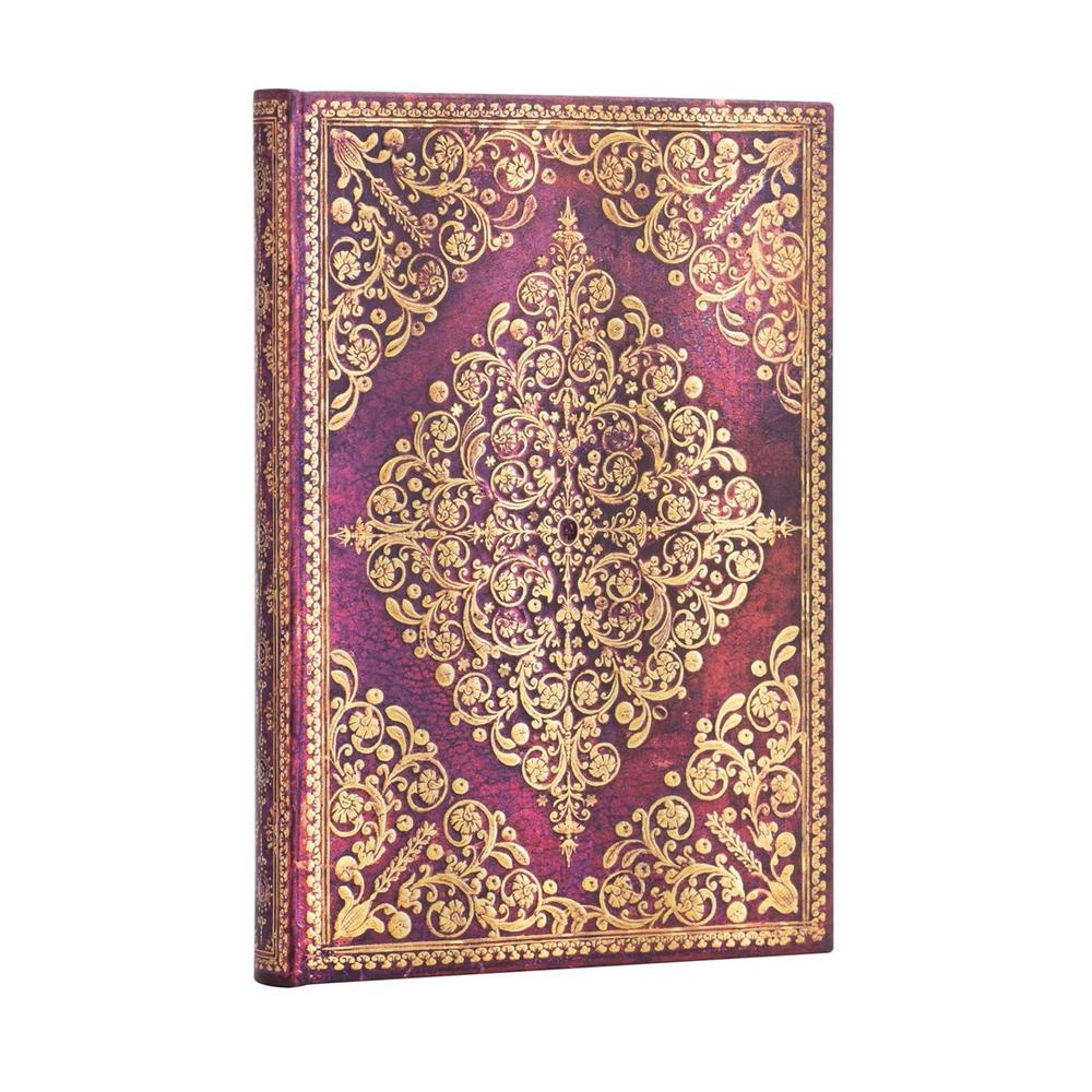 Paperblanks Viola (Diamond Rosette) Midi Lined Hardcover Journal, 9781439781166