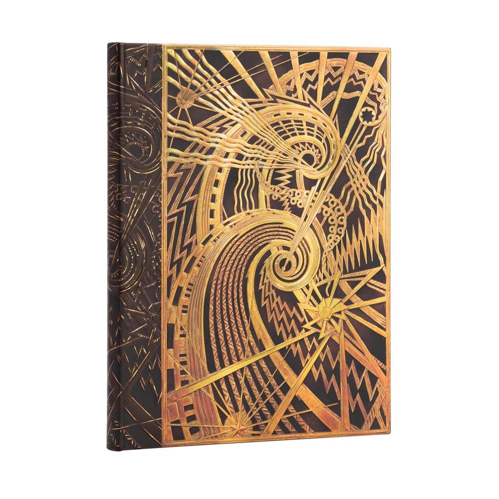 Paperblanks The Chanin Spiral (New York Deco) Ultra Lined Hardcover Journal, 9781439781296