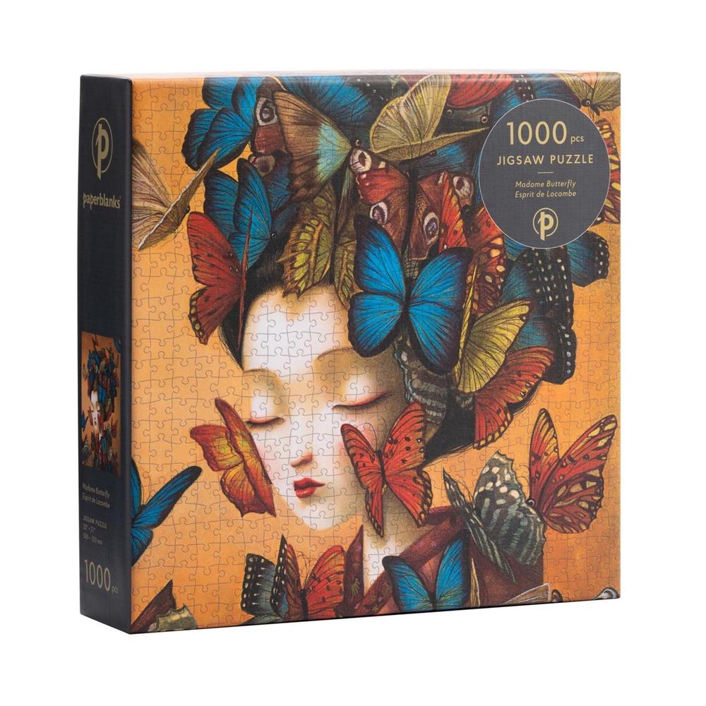 Paperblanks Madame Butterfly, 1000 piece Jigsaw Puzzle, 9781439781456