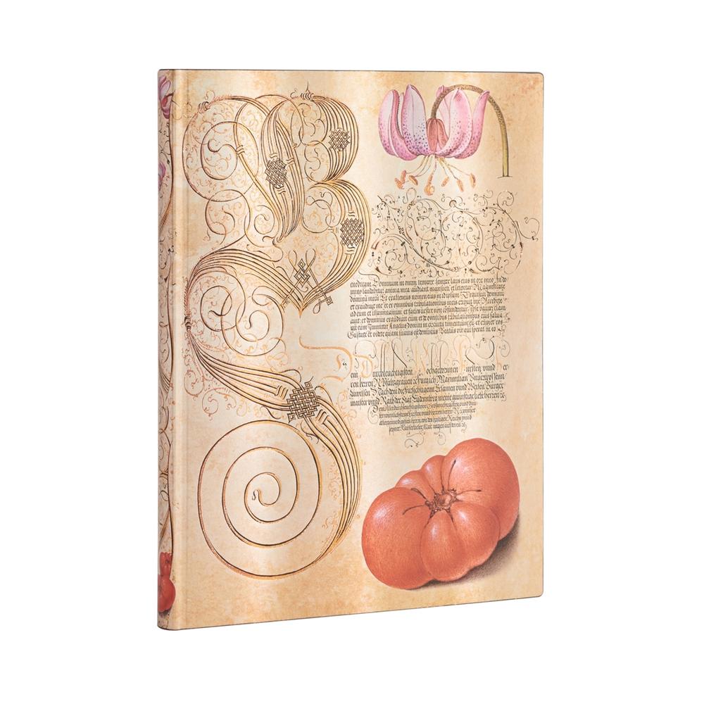 Paperblanks Mira Botanica, Lily & Tomato Unlined Journal - Ultra, 9781439793473