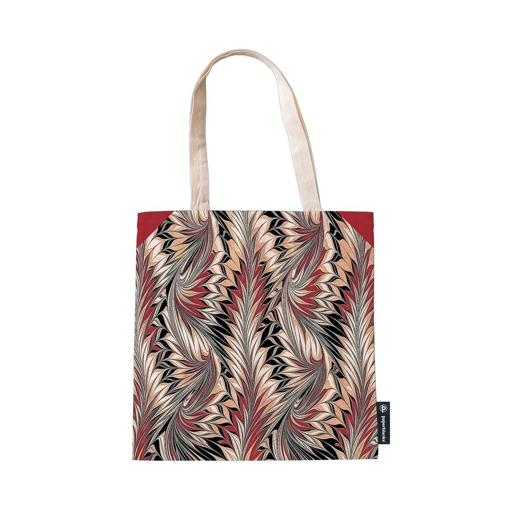 Rubedo (Cockerell Marbled Paper) Canvas Bag, 9781439794166