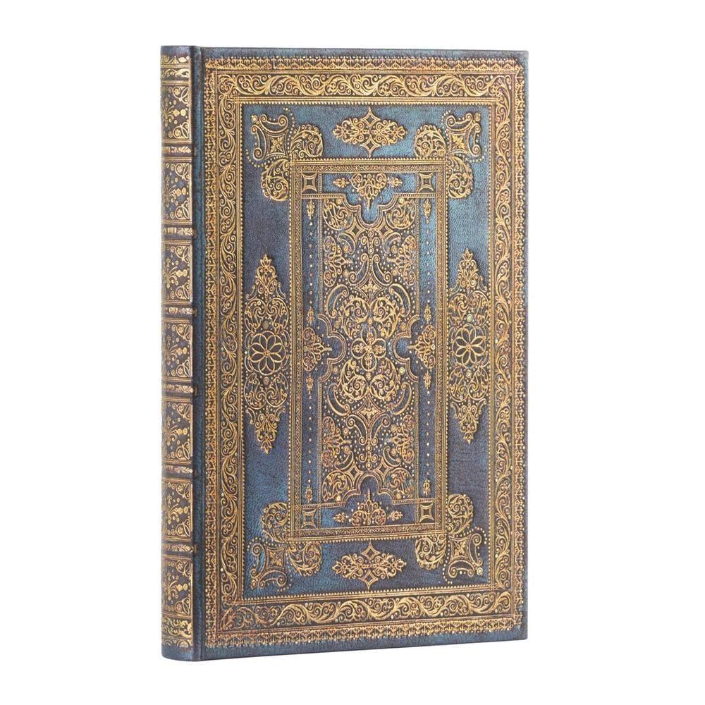 Paperblanks Blue Luxe (Luxe Design) Mini Lined Hardback Journal (Elastic Band Closure) by Paperblanks - ISBN: 9781439795934