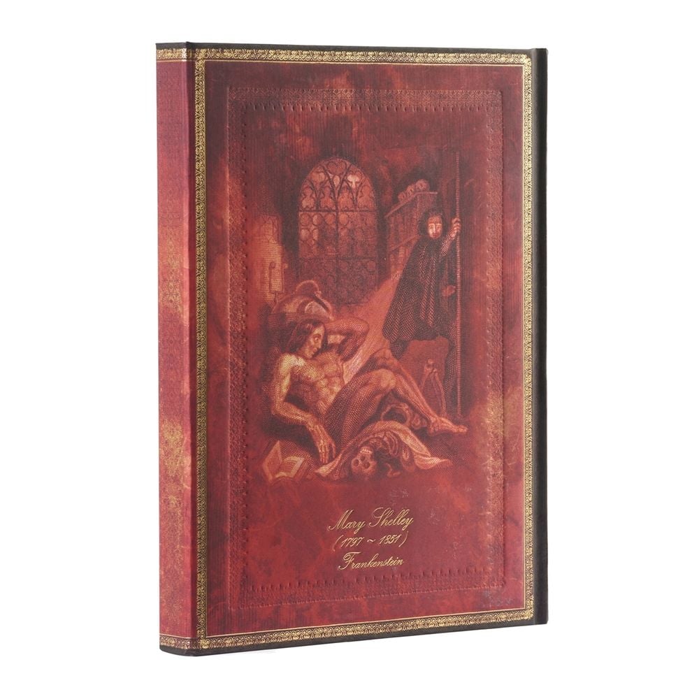 Paperblanks Mary Shelley, Frankenstein (Embellished Manuscripts Collection) Ultra Lined Hardback Journal (Wrap Closure) by Paperblanks - ISBN: 9781439795958