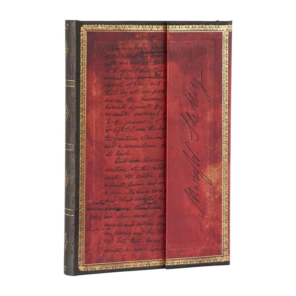Paperblanks Mary Shelley, Frankenstein (Embellished Manuscripts Collection) Midi Lined Hardback Journal (Wrap Closure) by Paperblanks - ISBN: 9781439795965