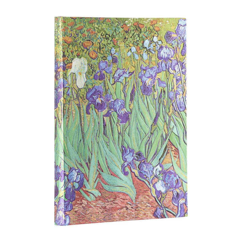 Van Gogh’s Irises Grande Hardback Sketchbook (Elastic Band Closure), 9781439796177