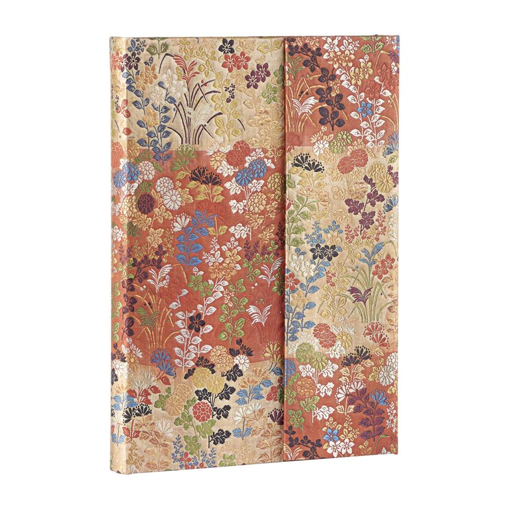 Kara-ori (Japanese Kimono) Midi Hardback Address Book (Wrap Closure) by Paperblanks - ISBN: 9781439796207