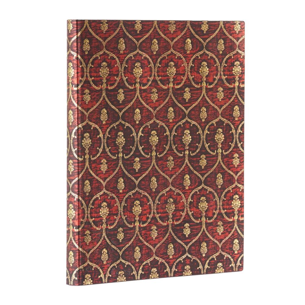 Paperblanks Red Velvet Ultra Lined Softcover Flexi Journal (Elastic Band Closure) by Paperblanks - ISBN: 9781439796290