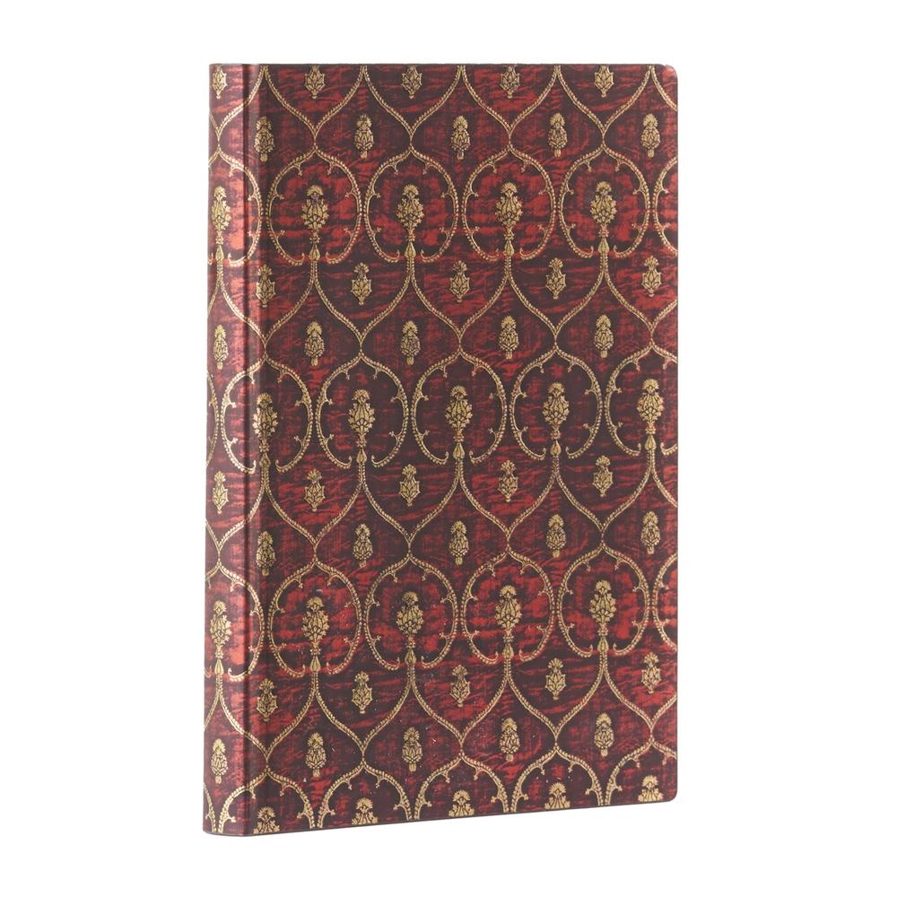 Paperblanks Red Velvet Midi Lined Softcover Flexi Journal (Elastic Band Closure) by Paperblanks - ISBN: 9781439796313