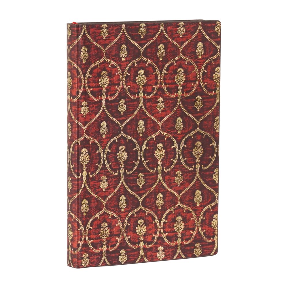 Paperblanks Red Velvet Mini Lined Softcover Flexi Journal (Elastic Band Closure) by Paperblanks - ISBN: 9781439796337