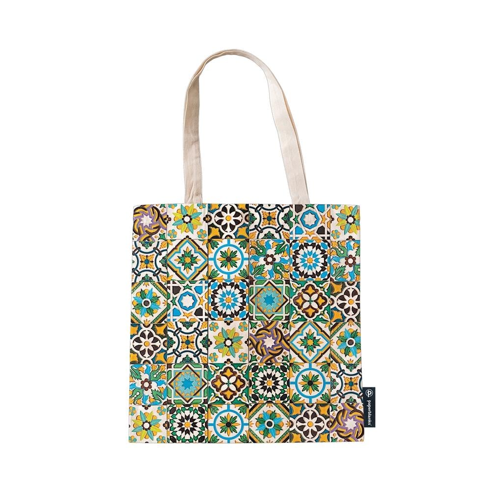 Porto (Portuguese Tiles) Canvas Bag by Paperblanks - ISBN: 9781439796573