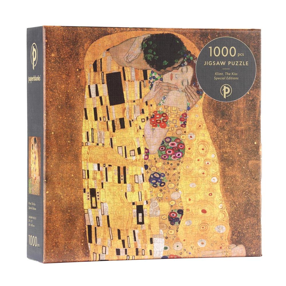 Klimt, The Kiss (Special Editions) 1000 Piece Jigsaw Puzzle by Paperblanks - ISBN: 9781439796641
