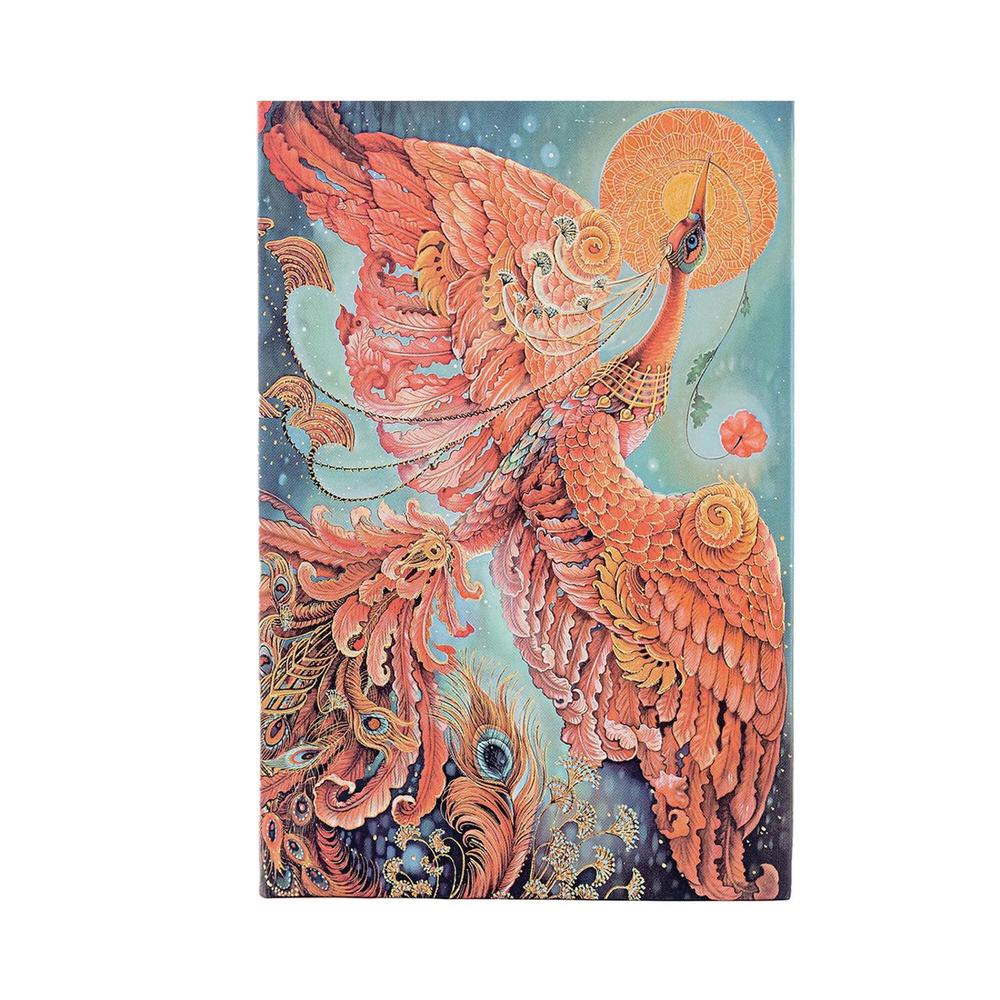 Paperblanks Firebird (Birds of Happiness) Mini Lined Hardback Journal (Elastic Band Closure) by Paperblanks - ISBN: 9781439796832