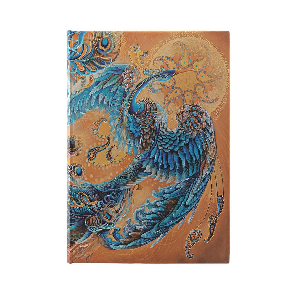 Paperblanks Skybird (Birds of Happiness) Midi Unlined Hardback Journal (Elastic Band Closure) by Paperblanks - ISBN: 9781439796870