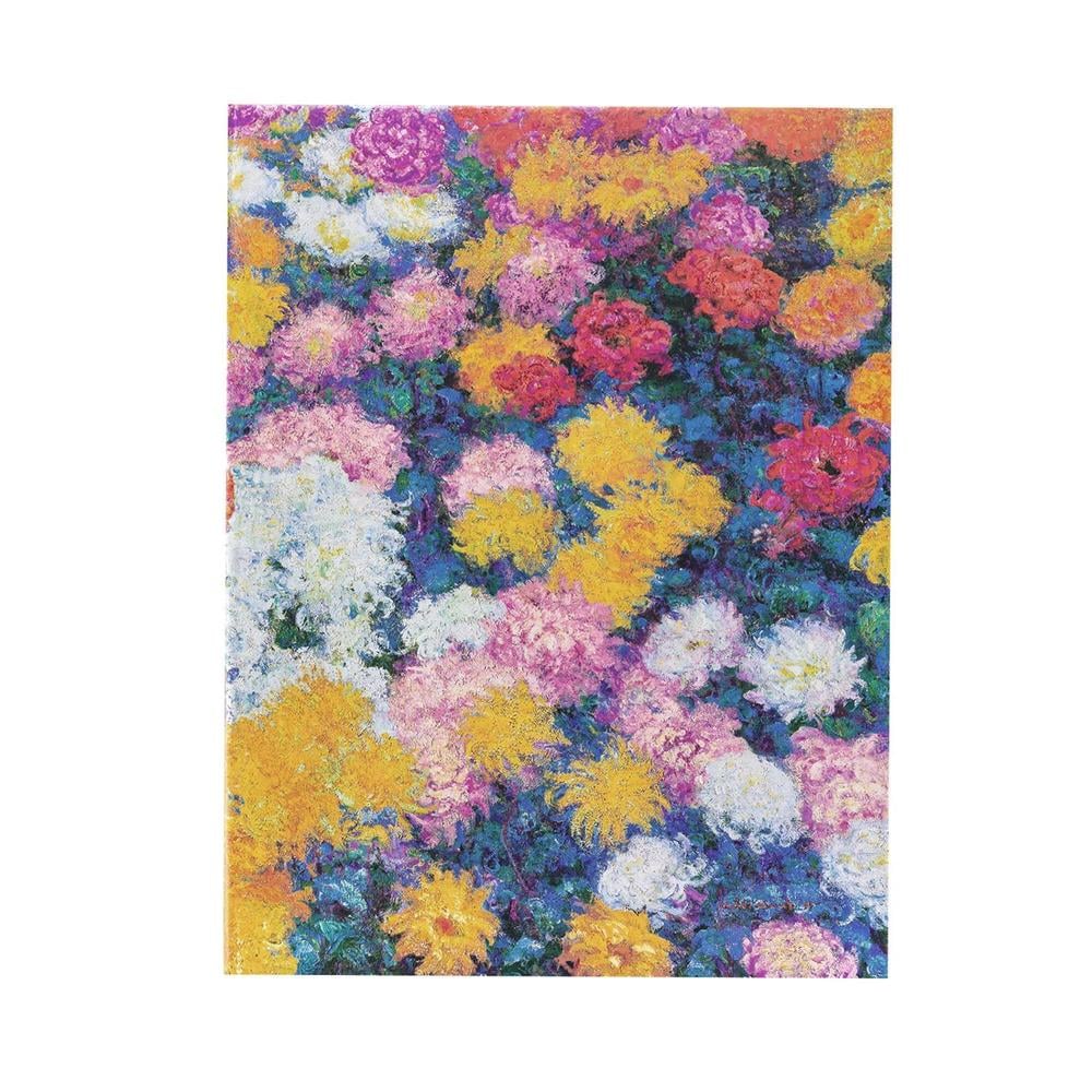 Paperblanks Monets Chrysanthemums Ultra Lined Hardback Journal (Elastic Band Closure) by Paperblanks - ISBN: 9781439797129