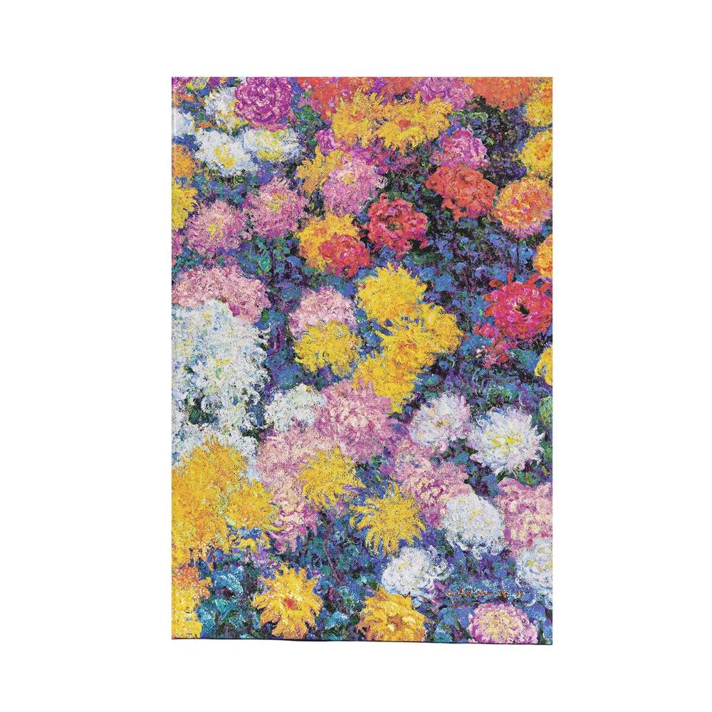 Paperblanks Monets Chrysanthemums Mini Lined Hardback Journal (Elastic Band Closure) by Paperblanks - ISBN: 9781439797167