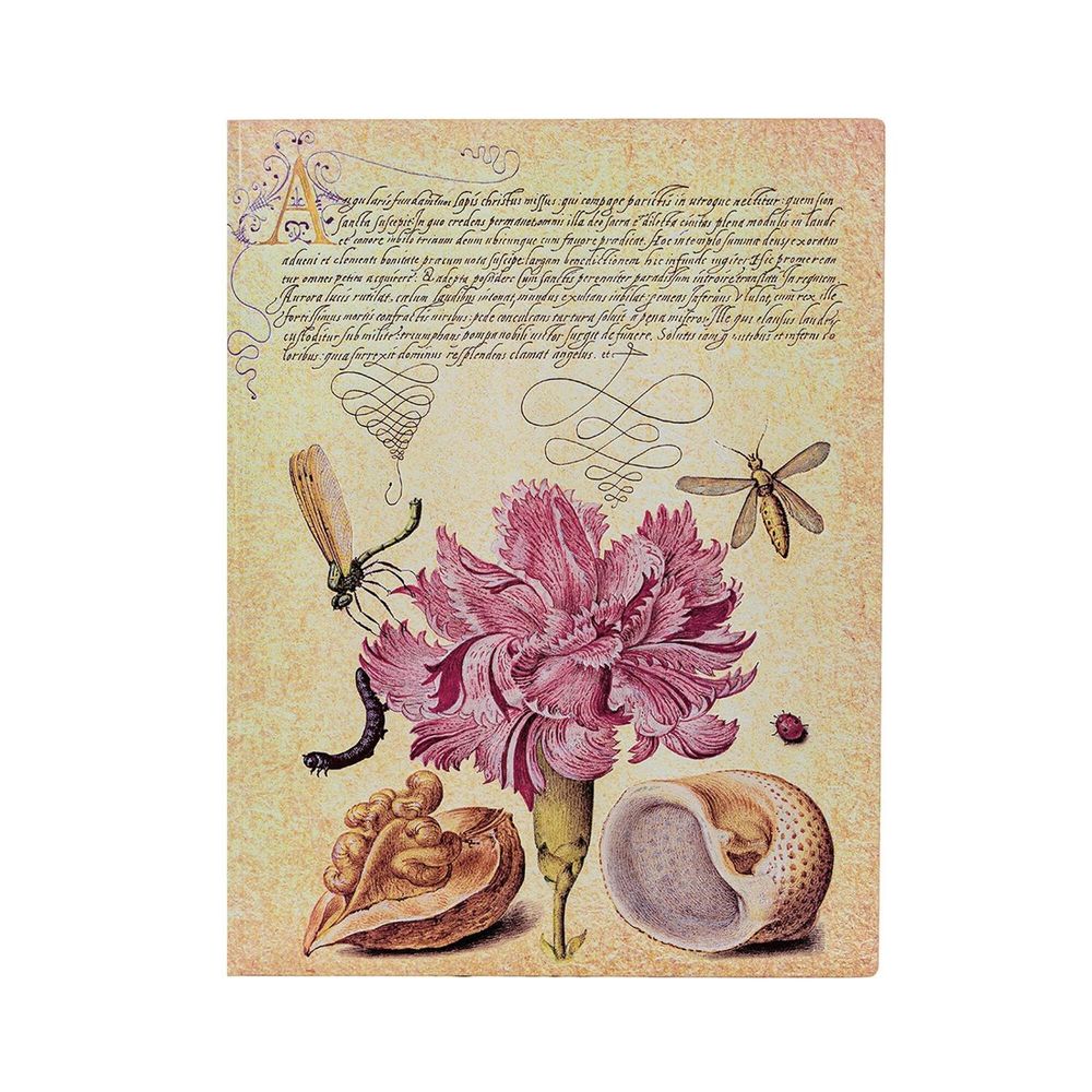 Paperblanks Pink Carnation (Mira Botanica) Ultra Lined Softcover Flexi Journal (Elastic Band Closure) by Paperblanks - ISBN: 9781439797259