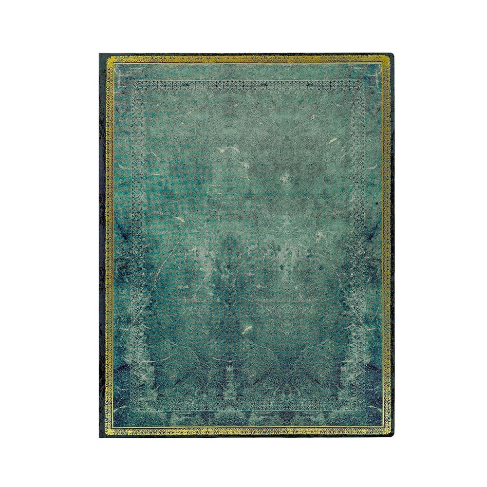 Paperblanks Pacific Blue (Old Leather Collection) Ultra Lined Softcover Flexi Journal (Elastic Band Closure) by Paperblanks - ISBN: 9781439797303