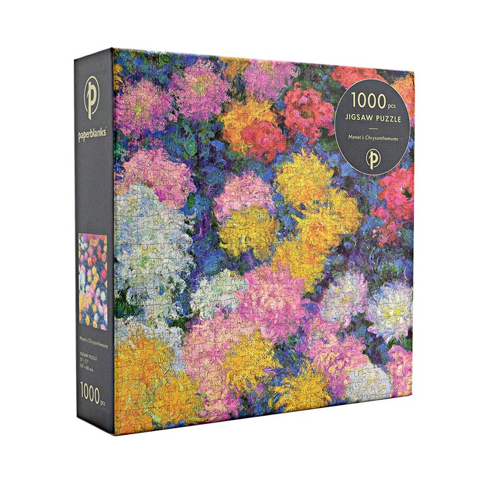Monet’s Chrysanthemums 1000 Piece Jigsaw Puzzle, 9781439797617