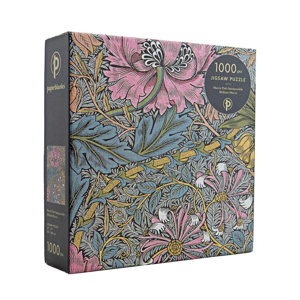 Morris Pink Honeysuckle (William Morris) 1000 Piece Jigsaw Puzzle by Paperblanks - ISBN: 9781439797624