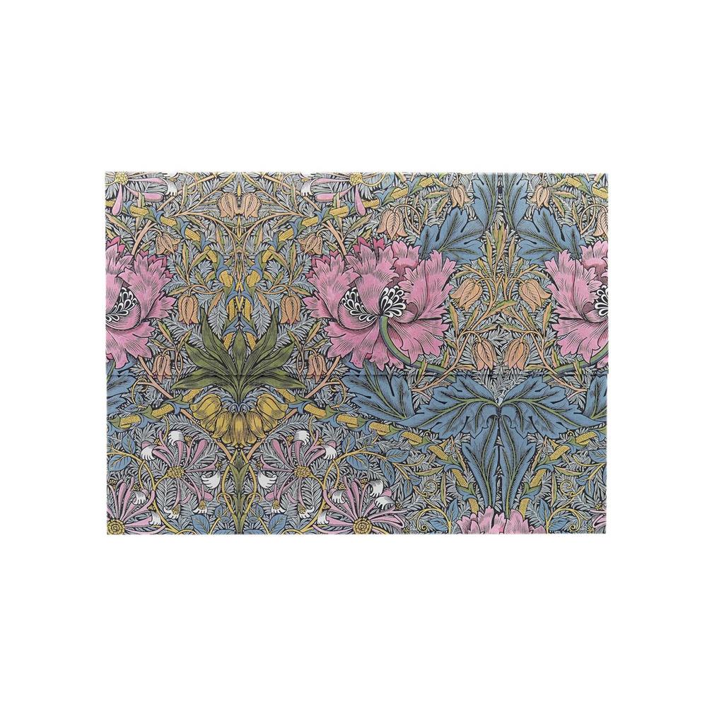 Morris Pink Honeysuckle (William Morris) Document Folder (Wrap Closure), 9781439797655