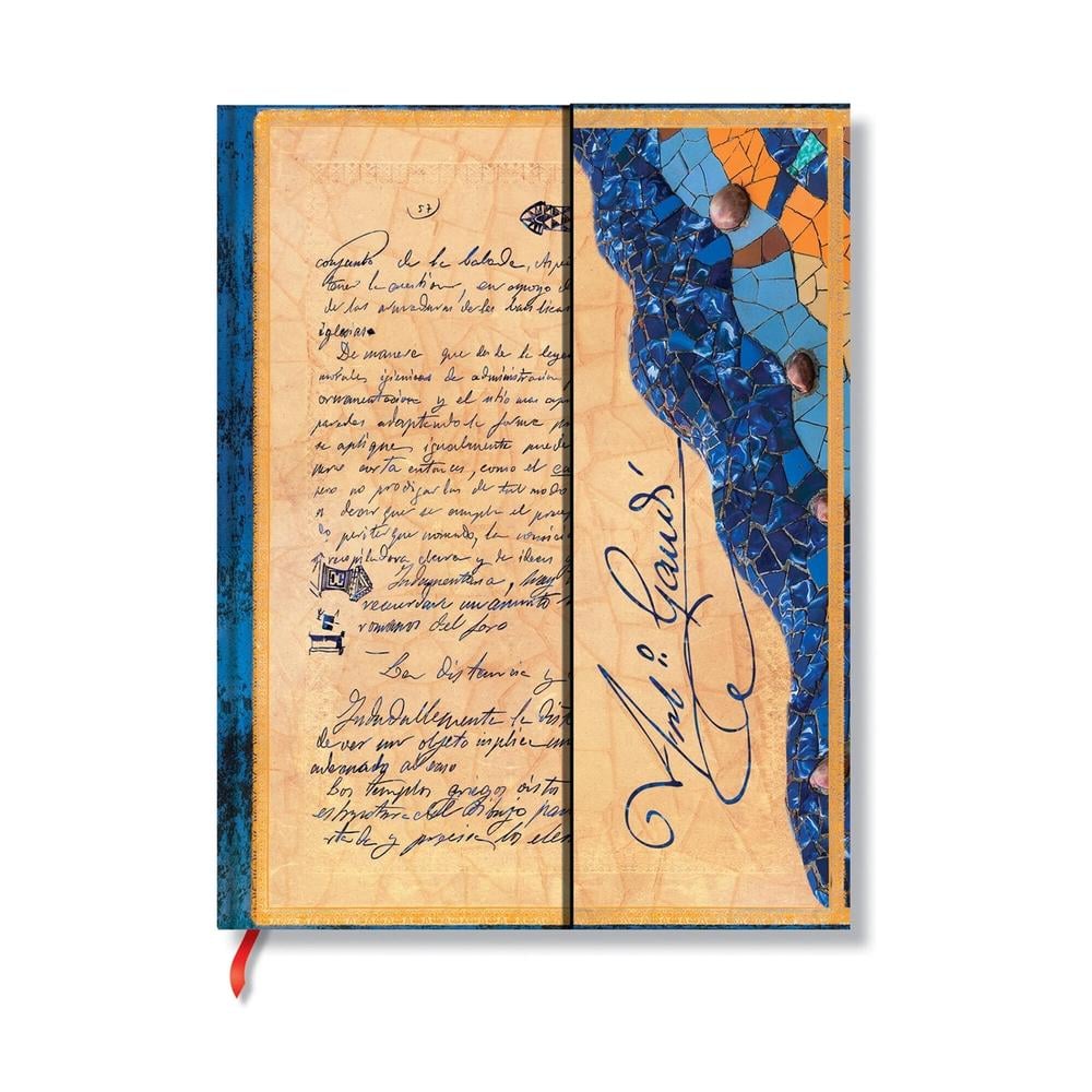 Gaudi, The Manuscript of Reus (Embellished Manuscripts Collection) Midi Unlined Hardback Journal (Elastic Band Closure) by Paperblanks - ISBN: 9781439797815