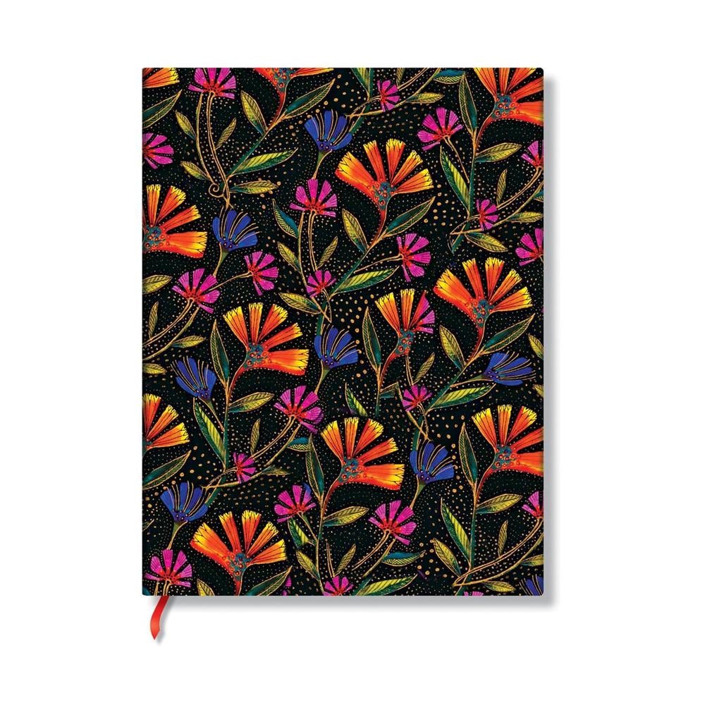 Wild Flowers (Playful Creations) Midi Hardback Address Book (Elastic Band Closure) by Paperblanks - ISBN: 9781439798126