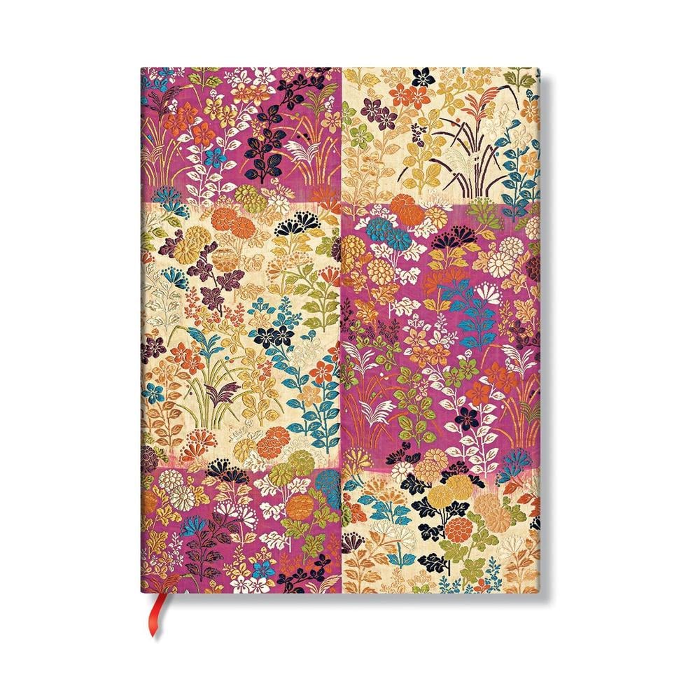 Kara-ori Pink (Japanese Kimono) Midi Unlined Softcover Flexi Journal (Elastic Band Closure) by Paperblanks - ISBN: 9781439798188