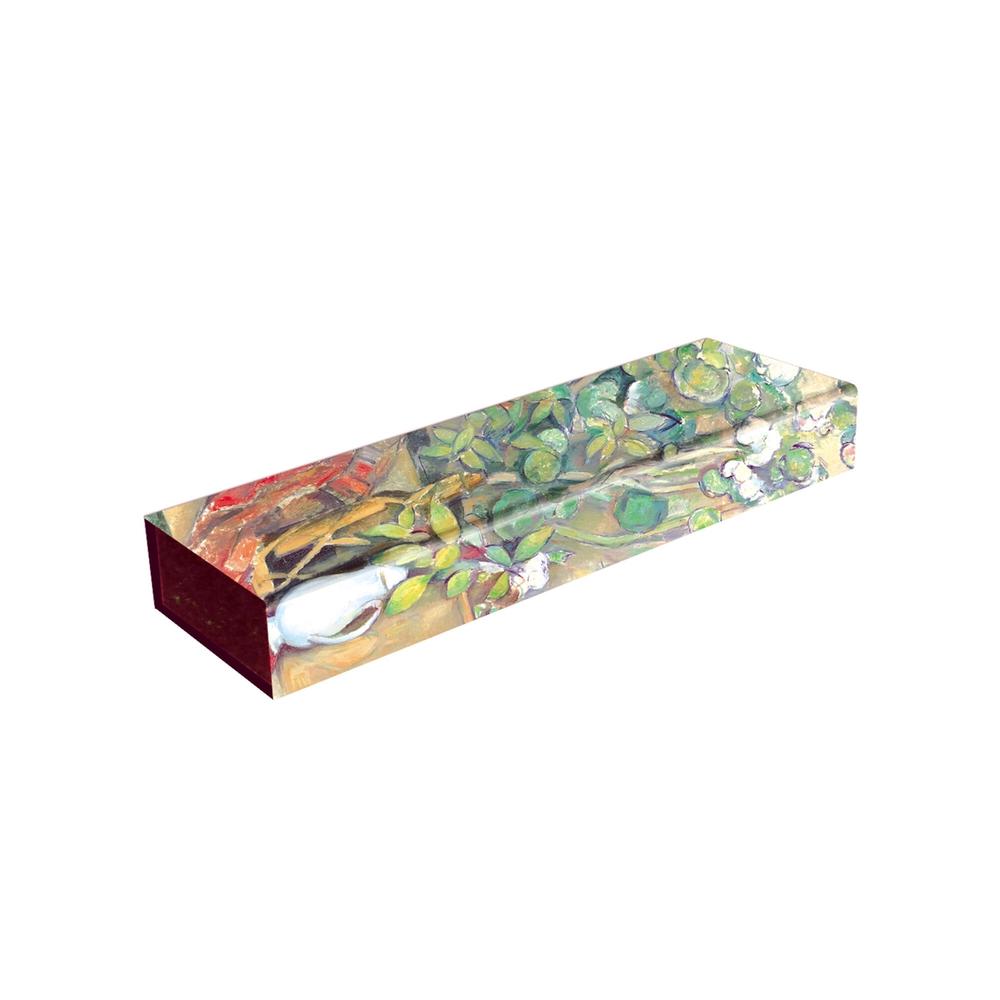 Cezanne’s Terracotta Pots and Flowers Pencil Case (Wrap Closure), 9781439798355