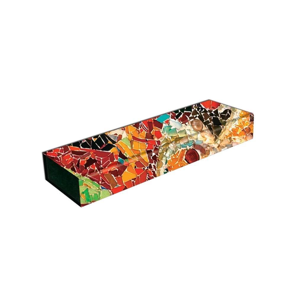 Gaudi’s Sun (Gaudi’s Mosaics) Pencil Case (Wrap Closure) by Paperblanks - ISBN: 9781439798362