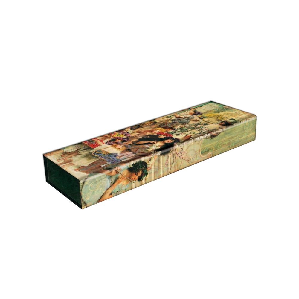 Spring (Lawrence Alma-Tadema) Pencil Case (Wrap Closure) by Paperblanks - ISBN: 9781439798386